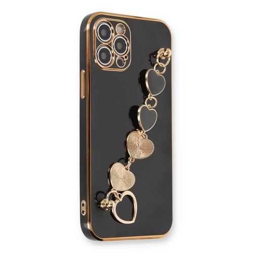 Newface iPhone 12 Pro Kılıf Esila Silikon - Siyah