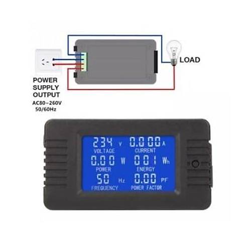 PZEM-018 5A AC Dijital G Monitr