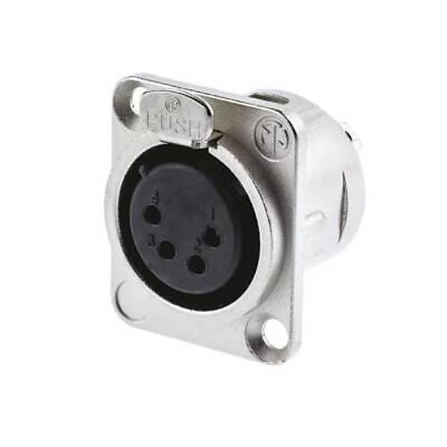 XLR Konnektr Panel Tipi Dii - 4 Pin
