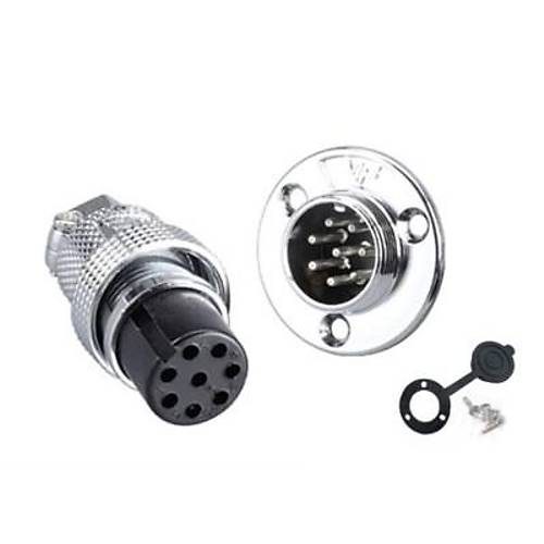 DF20 8 Pin 20mm Su Geirmez Konnektr Takm