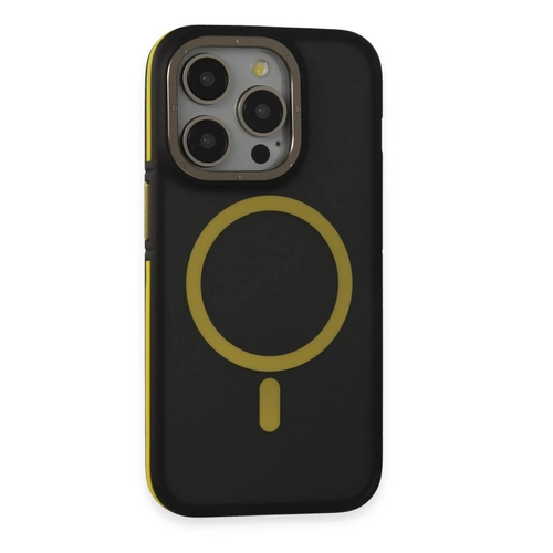 Joko iPhone 14 Pro Klf Rocky Magsafe Kapak - Siyah-Sar