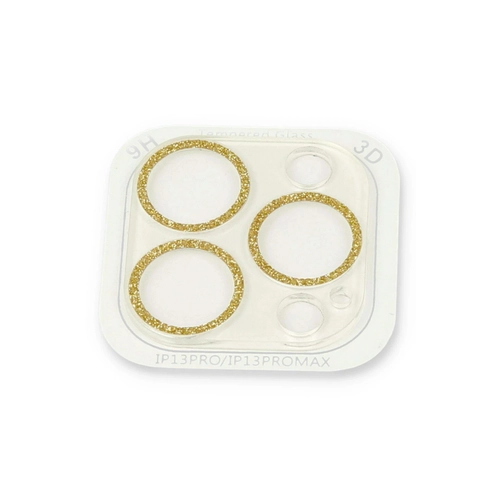 Newface iPhone 13 Pro Max Shine Kamera Lens Koruma Cam - Gold