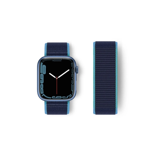 Newface Apple Watch 38mm Hasrl Crtcrtl Kordon - Mavi-Lacivert