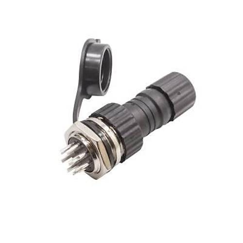 GX-16 8-Pin Su Geirmez Mike Konnektr - Panel Tipi