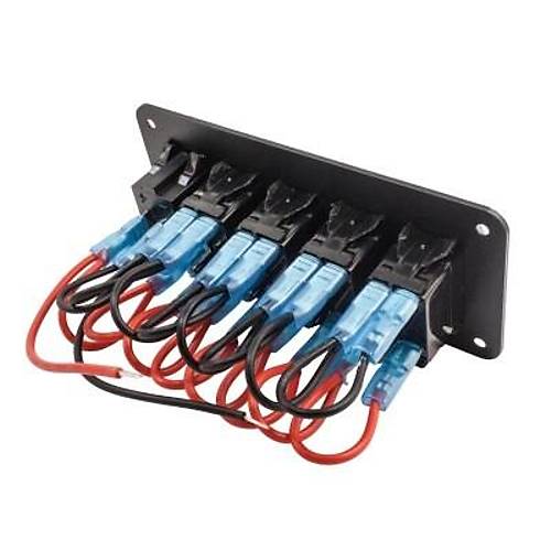 4'l ON-OFF Ikl Anahtar Switch Panel 2x 5V 3.1A USB