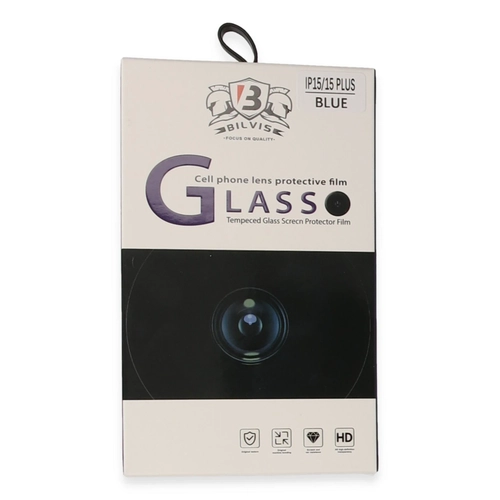 Newface iPhone 15 Bilvis Titan Kamera Lens - Sierra Blue