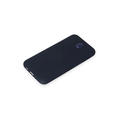 Newface Samsung Galaxy J7 Pro / J730 Klf Nano ii Kadife Silikon - Koyu Mavi