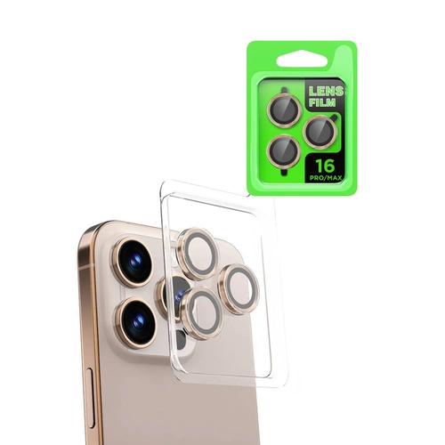 Newface iPhone 16 Pro Raze Metal Kamera Lens - Natural Grey