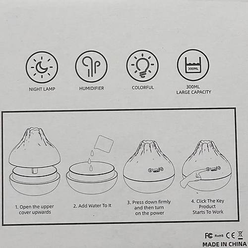 Divex Volkan Grnml Hava Nemlendirici Volcano Humidifier H-54
