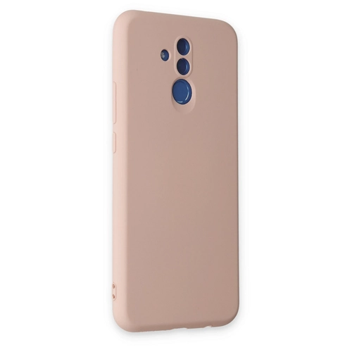Newface Huawei Mate 20 Lite Klf Nano ii Kadife Silikon - Pudra