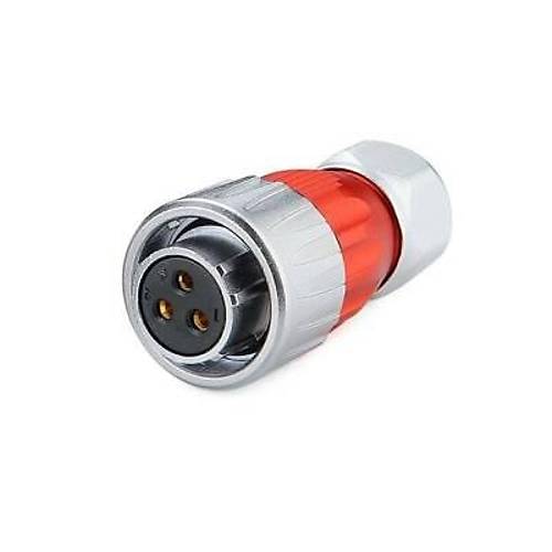 DH-20-J03PE-03-001 3-Pin Su Ge�irmez Konnekt�r - Di�i