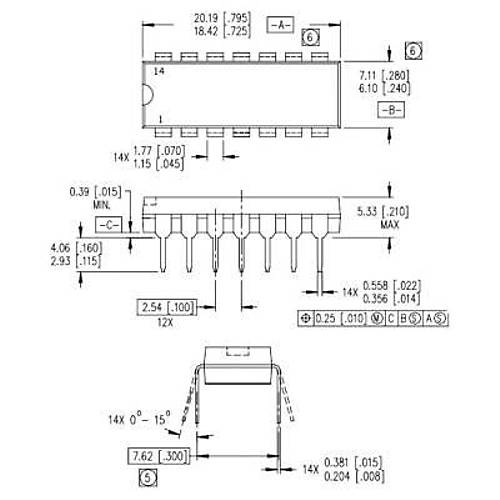 IR2113PBF DIP-14 Mosfet Src Entegresi