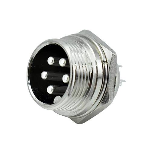 IC-261M 12mm Mayk Erkek Fi ase 5P Konnektr