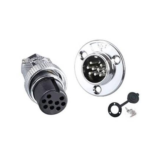 DF20 9 Pin 20mm Su Geirmez Konnektr Takm