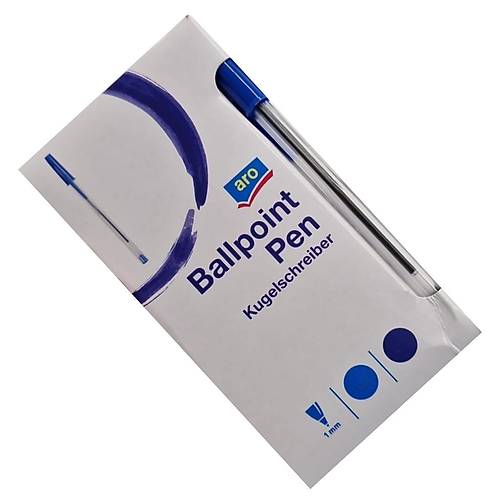 Aro Mavi Tkenmez Kalem effaf Gvde 1.0 mm 1 Adet