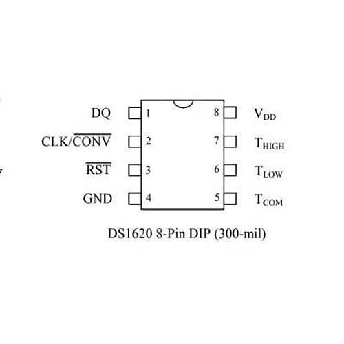 DS1620 DIP-8 Scaklk Sensr Entegresi