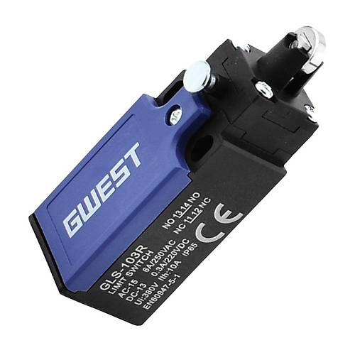 Gwest GLS-103R Dikey Metal Makaral Resetli Limit Switch 1NO + 1NC
