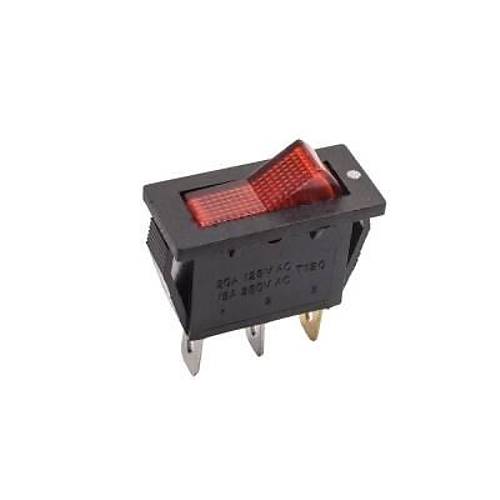 T120 Tekli Dar Ikl On/Off Anahtar - Krmz