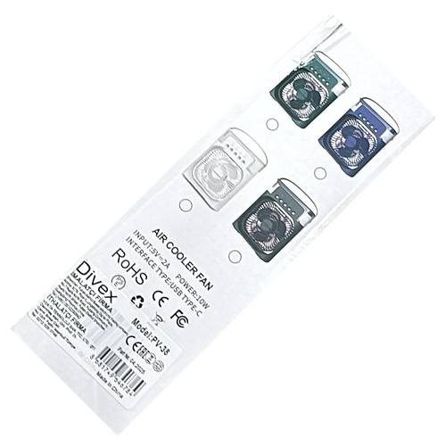 Divex Tanabilir Hava Soutucu Fan Yeil PV-38