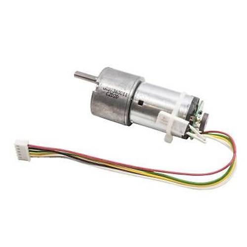 12V 20Rpm 33mm Redktrl ve Encoderli Dc Motor