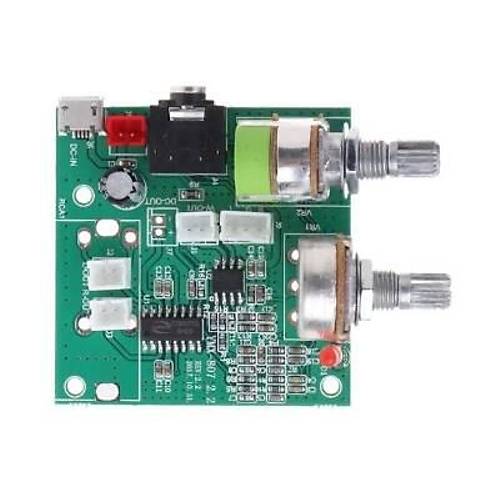 DC 5V 20W 2.1 Kanal Dijital Stereo D Snf Amplifikatr