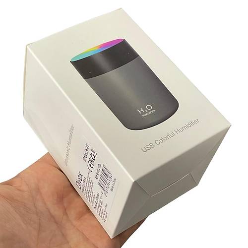 DivexUSB Led Ikl Hava Nemlendirici Colorful Humidifier Beyaz H-41