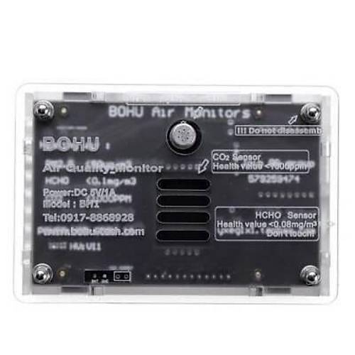 PM2.5 TVOC CO2 HCHO AQI Hava Kalitesi Monitr - A1