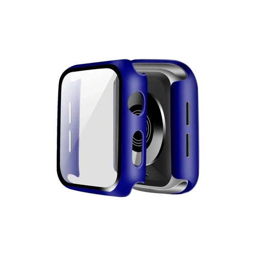Newface Apple Watch 38mm Caml Kasa Ekran Koruyucu - Lacivert