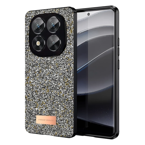 Onegif Xiaomi Redmi Note 14 Pro 5G Bright Simli Kapak - Gm