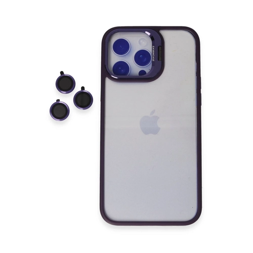 Joko iPhone 14 Pro Klf Roblox Lens Standl Kapak - Derin Mor