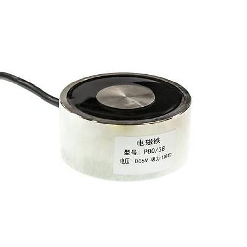 P80/38 5V Elektromknats - 100kg Elektro Manyetik Tutucu