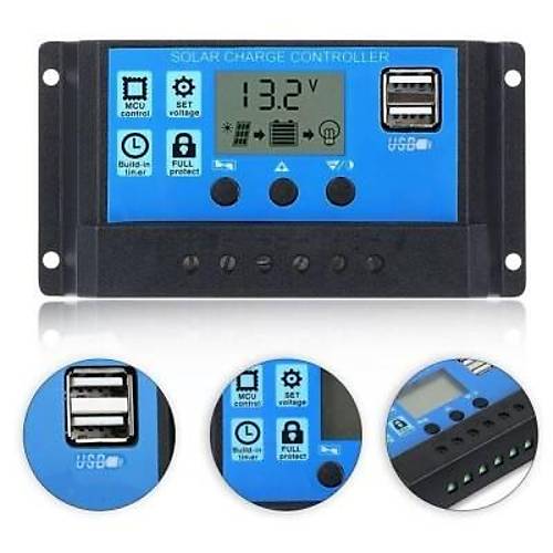 Solar Panel Ak arj Cihaz 30A 12/24V