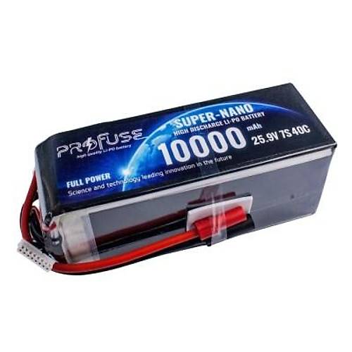 25,9V 7S 10000mAh 40C Lipo Batarya