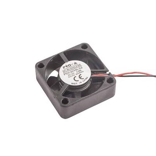 30x30x10mm 12V 0.08A Fan 2 Kablolu