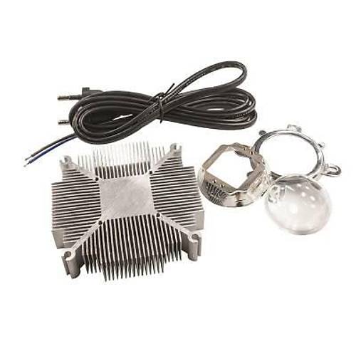 50W Cob Led Alminyum Soutucu + 90 Derece Lens + Kablo Seti