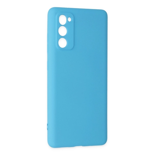 Newface Samsung Galaxy S20 FE Klf Nano ii Kadife Silikon - Mavi