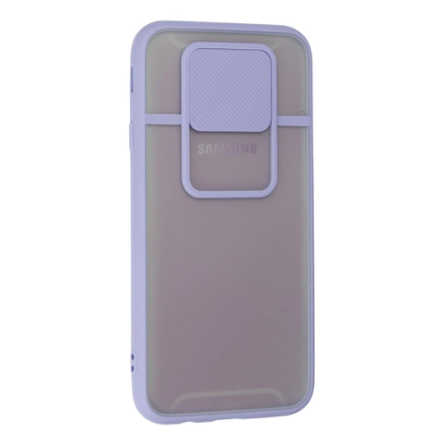Newface Samsung Galaxy J7 Pro / J730 Klf Palm Buzlu Kamera Srgl Silikon - Lila