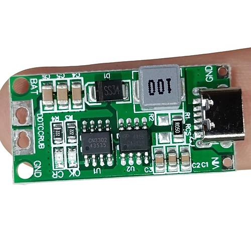 2S 2A Type-C arj Modl ok Hcreli 18650 Lityum Pil arj Devresi 8.4V