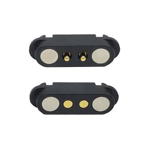 2-Pin 2.54mm Pogo Pin Manyetik Konnektr Takm