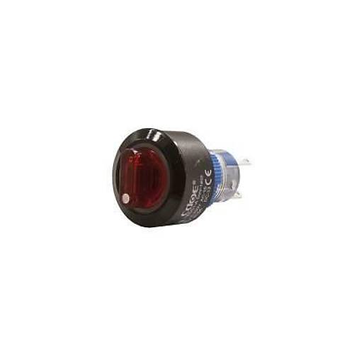 22mm Krmz Mandal Buton 0-1 CD-APY-11XDR