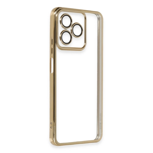 Newface Xiaomi Redmi 13 4G Klf Razer Lensli Silikon - Gold