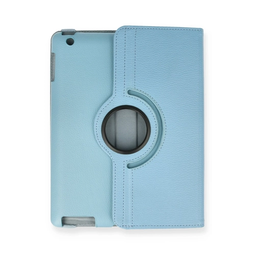 Newface iPad 4 9.7 Klf 360 Tablet Deri Klf - Turkuaz