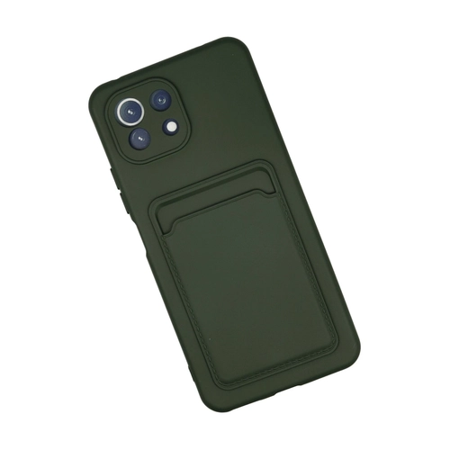 Newface Xiaomi M 11 Lite Klf Kelvin Kartvizitli Silikon - Koyu Yeil