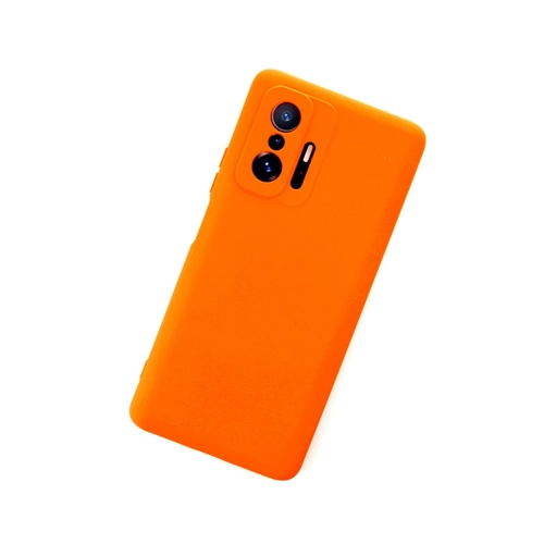 Newface Xiaomi Mi 11T Pro Klf Nano ii Kadife Silikon - Turuncu