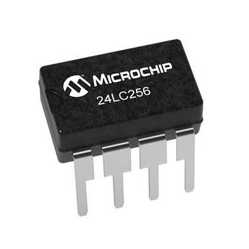 24LC256-I/P DIP-8 400kHz Mikrodenetleyici