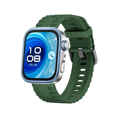 Newface Huawei Watch Fit 3 Klasik Kordon - Koyu Yeil