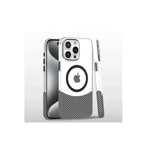 Joko iPhone 16 Pro Carbon Puzzle Magsafe Kapak - Beyaz
