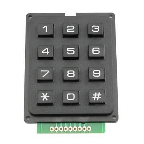 3x4 Matrix Tu Takm - Keypad