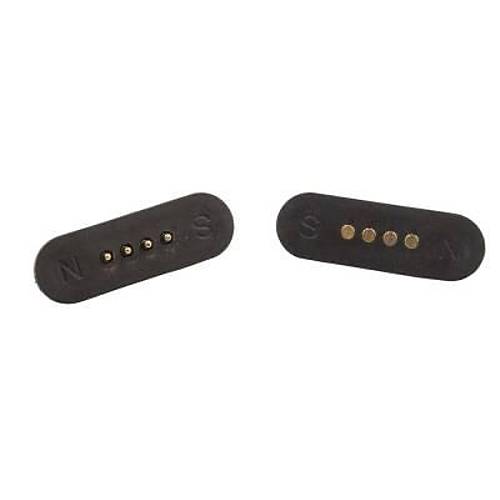 4-Pin 28x9mm Pogo Pin Manyetik Konnektr Takm