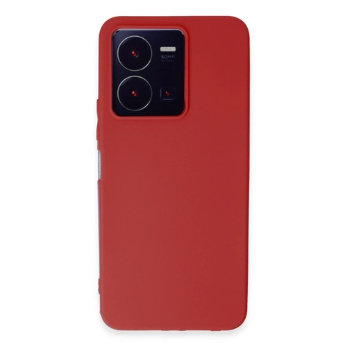 Newface Vivo Y35 Klf First Silikon - Krmz